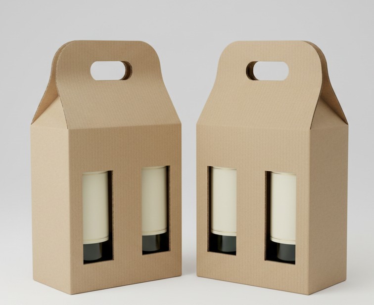 2-Bottle Wine Holder Carton