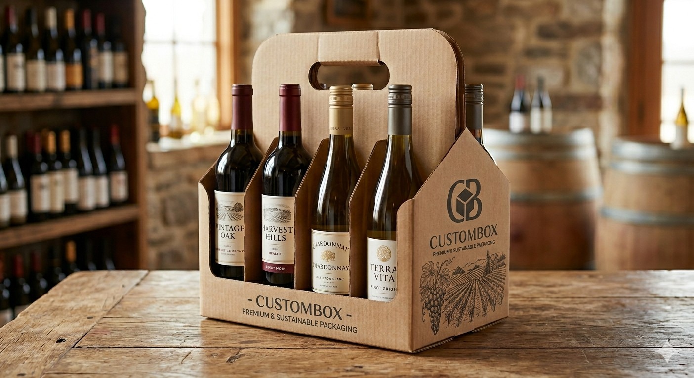6-Bottle Wine Holder Carton